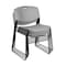 Cain Cain Round Table & Chair Set, Wood, Metal, Polypropylene Top, Grey TB36RNDGY44GY - alternate 4